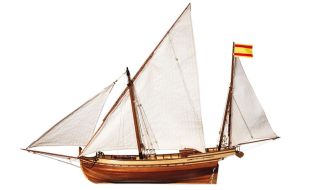 OcCre 1/70 Scale Felucca San Juan Sail Boat Model Kit