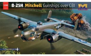 HK Models 1/32 Scale B-25H Mitchell Gunships over CBI Model Kit