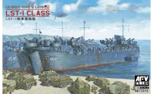 AFV Club 1/350 Scale US Navy LST-1 Landing Craft Model Kit