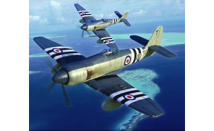 Trumpeter 1/48 Scale Hawker Sea Fury FB.II Model Kit