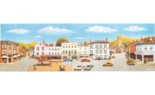 Peco Market Town Centre Backscene