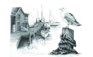 Sketching Made Easy Fishing Pier