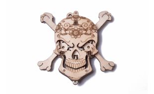 Wood Trick Skull