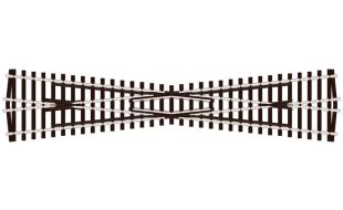 Peco Long crossing (12 degree angle) OO Gauge