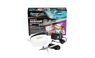 Spraycraft Airbrush and Compressor Kit User Friendly for Cake Decorating, Crafts, Toys, Signs and More