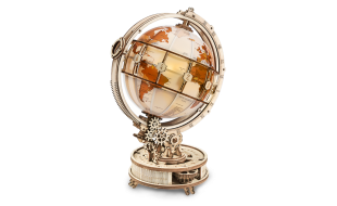 ROKR Luminous Globe Wooden Model Kit