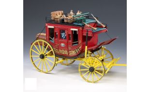 Amati 1/10 Scale Old West Stage Coach Model Kit