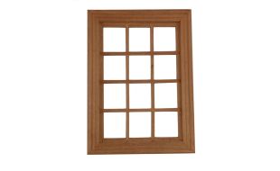 Large Wooden Window for 12th Scale Dolls House