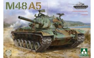 Takom 1/35 Scale US M48A5 Patton Main Battle Tank Model Kit