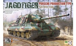 Takom 1/35 Scale SdKfz 186 Jagdtiger Porsche Production Type Blitz Model Kit