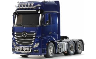 Tamiya 1/14 Scale Mercedes-Benz Actros 3363 6x4 GigaSpace Limited Edition Pearl Blue RC Model Kit