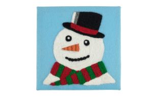 Trimits Snowman Needle Felting Frame Kit