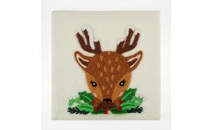Trimits Festive Deer Needle Felting Frame Kit