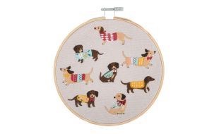 Trimits Dogs Embroidery Hoop Kit