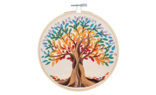 Trimits Tree of Life Embroidery Hoop Kit