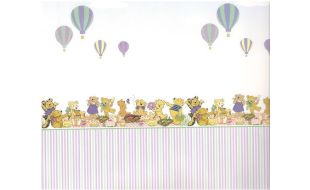 Teddy Bears Picnic Wallpaper for 12th Scale Dolls House