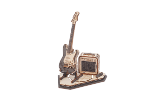 ROKR Electric Guitar Wooden Model Kit