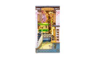 Rolife Sakura Densya 3D Wooden DIY Miniature House Book Nook