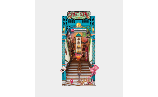 Rolife Street Scene 3D Wooden DIY Miniature House Book Nook