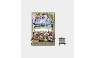 Rowood Glittering Water Lily Wall Art 3D Wooden Puzzle Model Kit