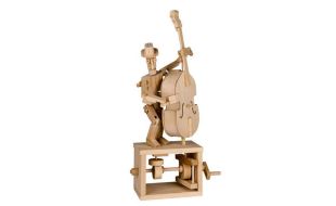 Timberkits Double Bass Player Automaton Model Kit