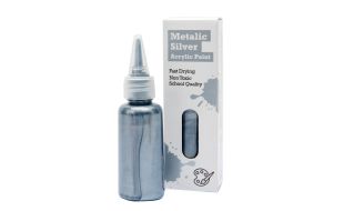 Timberkits Silver Metallic Paint 30ml