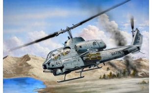 Trumpeter 1/35 Scale US Marines AH-1W Super Cobra Helicopter Model Kit