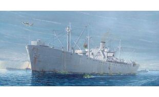 Trumpeter 1/350 Scale SS Jeremiah O'Brien D-Day Liberty Ship Model Kit