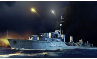 Trumpeter 1/350 Scale HMS Zulu Destroyer 1941 Model Kit