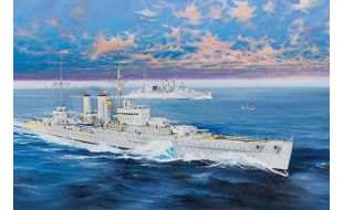 Trumpeter 1/350 Scale HMS Exeter Heavy Cruiser Model Kit