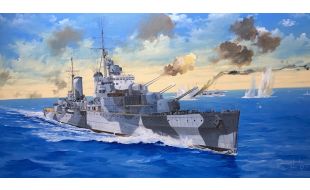 Trumpeter 1/350 Scale HMS Naiad WWII Dido-class Light Cruiser Model Kit