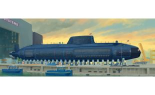 Trumpeter 1/144 Scale HMS Astute Submarine Model Kit