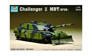 Trumpeter 1/72 Scale Challenger II MBT (KFOR) Model Kit