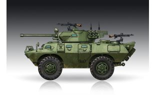 Trumpeter 1/72 Scale US Army LAV-150 Armoured Personnel Carrier w/ 90mm Mecar Gun Model Kit