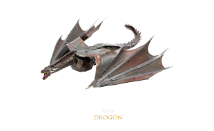 Metal Earth Game of Thrones Drogon 3D Metal Model Kit