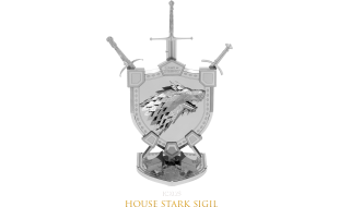 Metal Earth Game of Thrones House Stark Sigil 3D Metal Model Kit