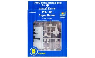 Trumpeter 1/350 Scale F/A-18E Super Hornet 6 Aircraft Sets for Aircraft Carrier Model Kit