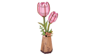 Rowood Pink Tulip Wooden Model Kit