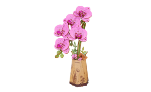 Rowood Purple Moth Orchid Wooden Model Kit