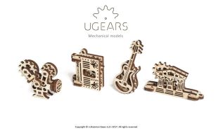 UGears Model U-Fidget Creation Wooden Model Kit