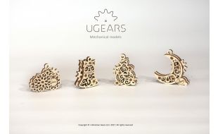 UGears Model U-Fidget Gearsmas Wooden Model Kit