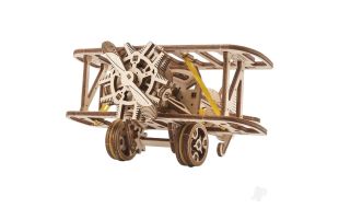 UGears Mini Biplane Wooden Model Kit