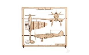 UGears Fighter Aircraft 2.5D Puzzle Wooden Model Kit