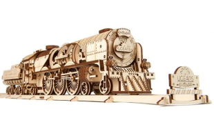 UGears V-Express Steam Train Wooden Model Kit