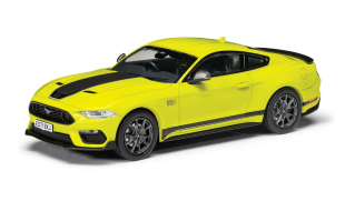 Corgi 1/43 Scale Ford Mustang Mk6 Mach 1, Grabber Yellow Die Cast Model