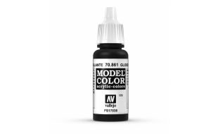 Vallejo Model Color 17ml  Gloss Black