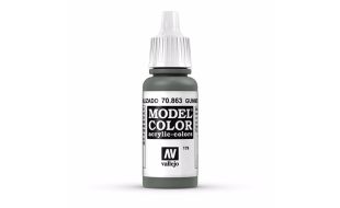 Vallejo Model Color 17ml  Metallic Gunmetal Grey