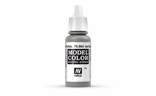 Vallejo Model Color 17ml  Metallic Natural Steel