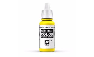 Vallejo Model Color 17ml  Deep Yellow