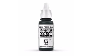 Vallejo Model Color 17ml  Matt Black